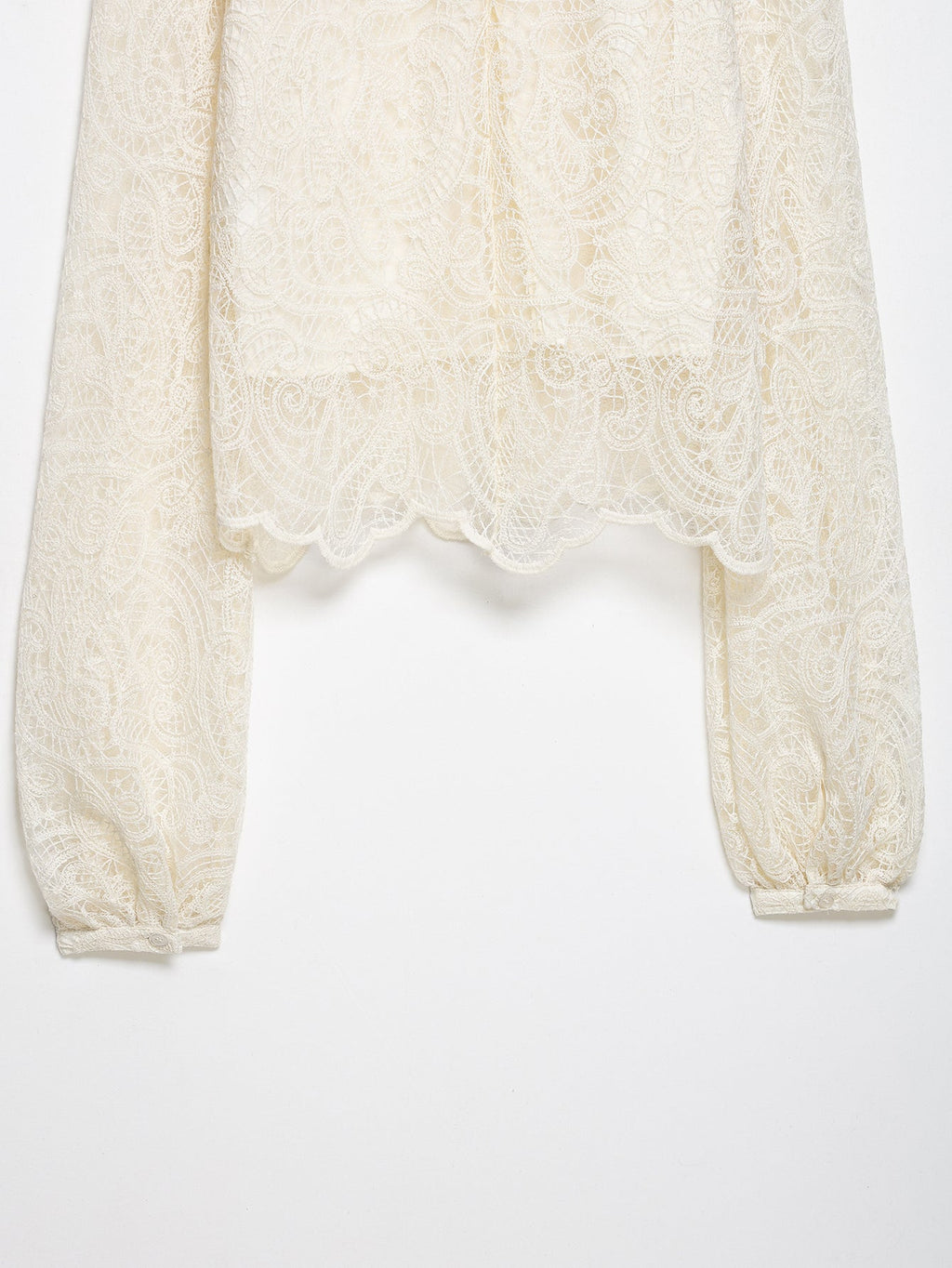 Spring Elegant Lantern Sleeve Lace Skirt Two Piece Set New Arrivals