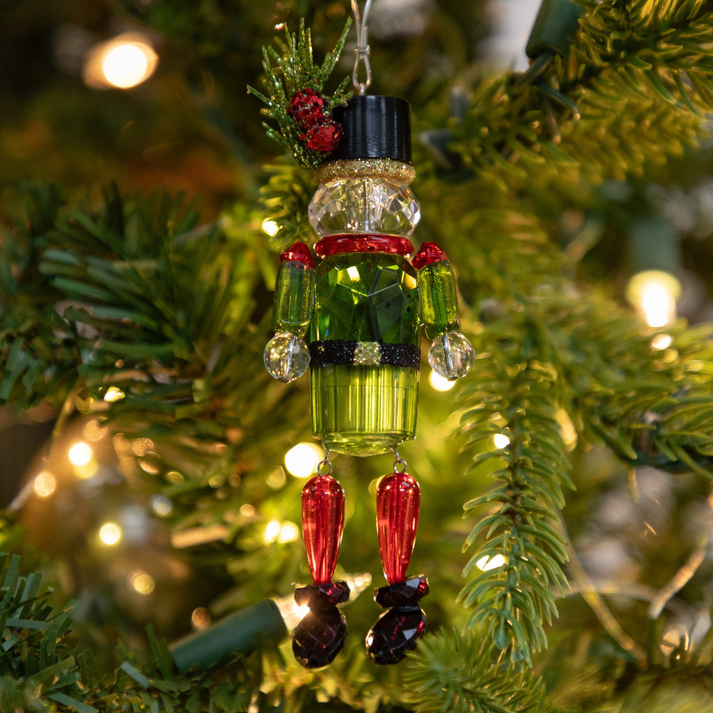 Sparkling Musician Nutcracker Ornament