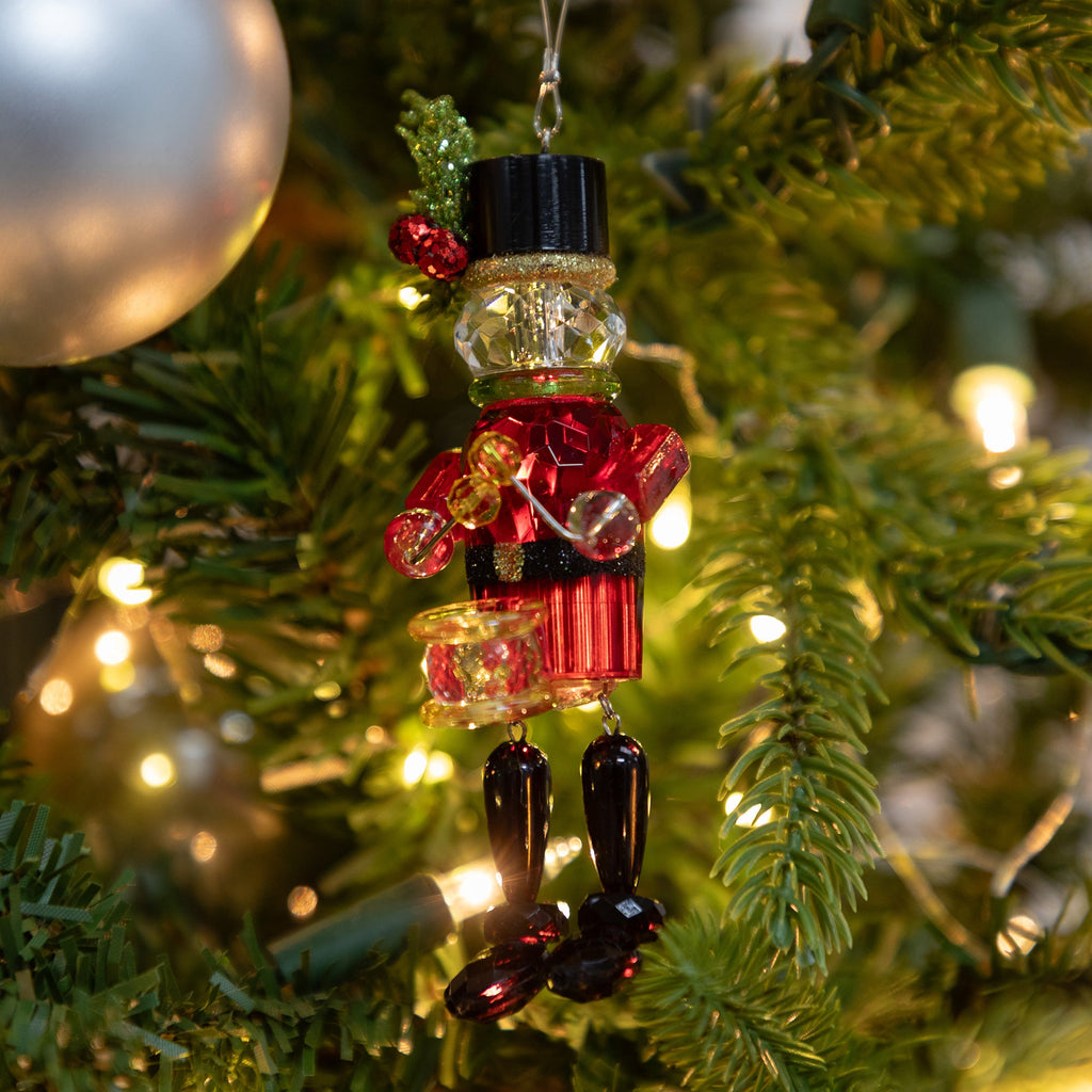 Sparkling Musician Nutcracker Ornament