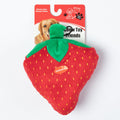 Strawberry Squeaker Dog Toy