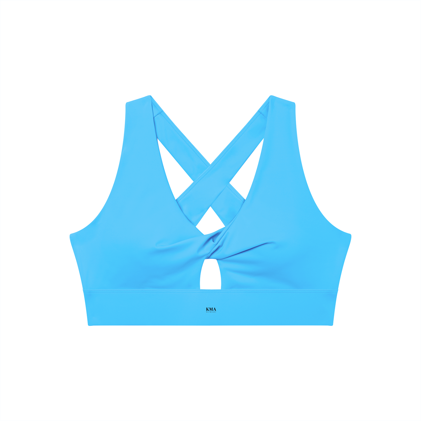 Women's Twist Front V-Neck Sports Bra
