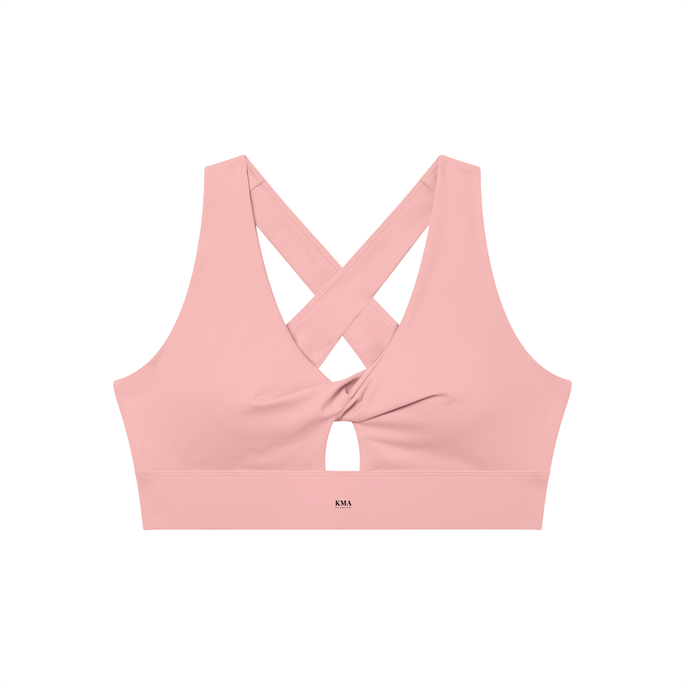 Women's Twist Front V-Neck Sports Bra