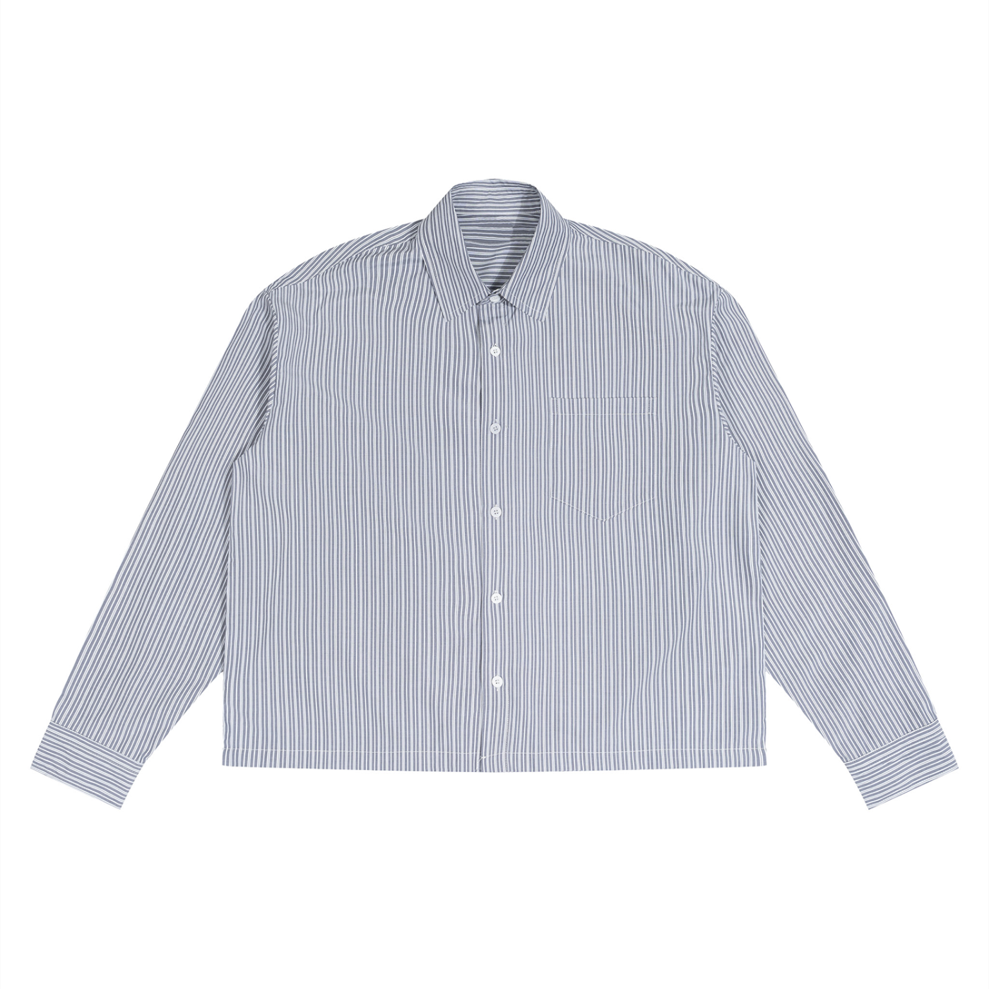 Unisex Boxy Striped Shirt