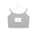 Contrast Binding Halter Tank Top