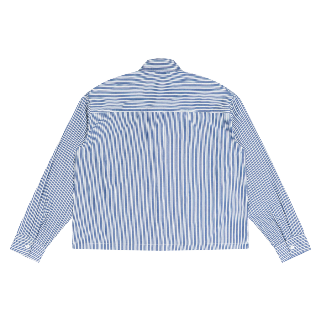 Unisex Boxy Striped Shirt
