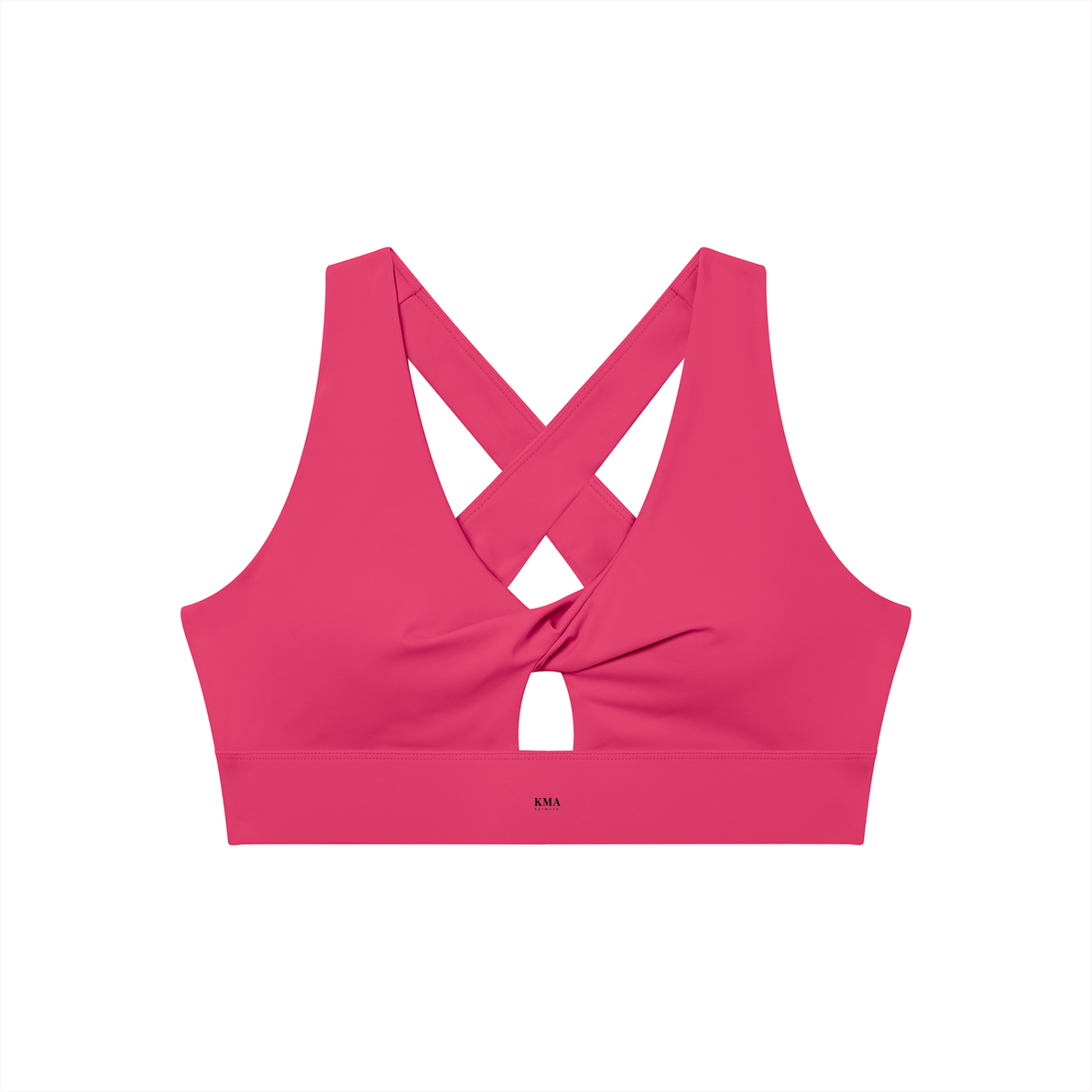 Women's Twist Front V-Neck Sports Bra