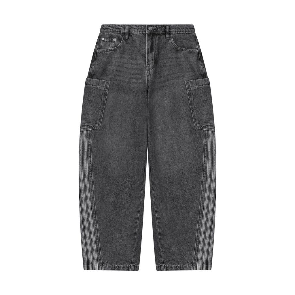 Women's Vintage Wash Barrel Leg Jeans