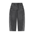 Women's Vintage Wash Barrel Leg Jeans