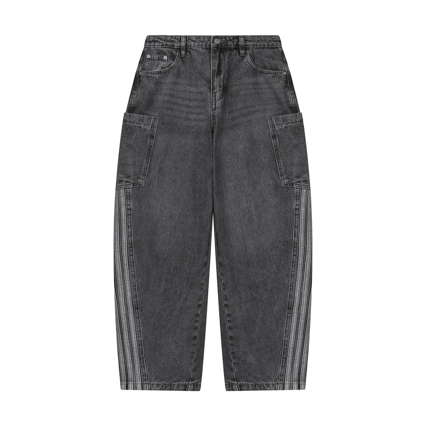 Women's Vintage Wash Barrel Leg Jeans