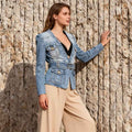 Urban Personality Slim Fit Denim Jacket MUNSIEUR New Arrivals