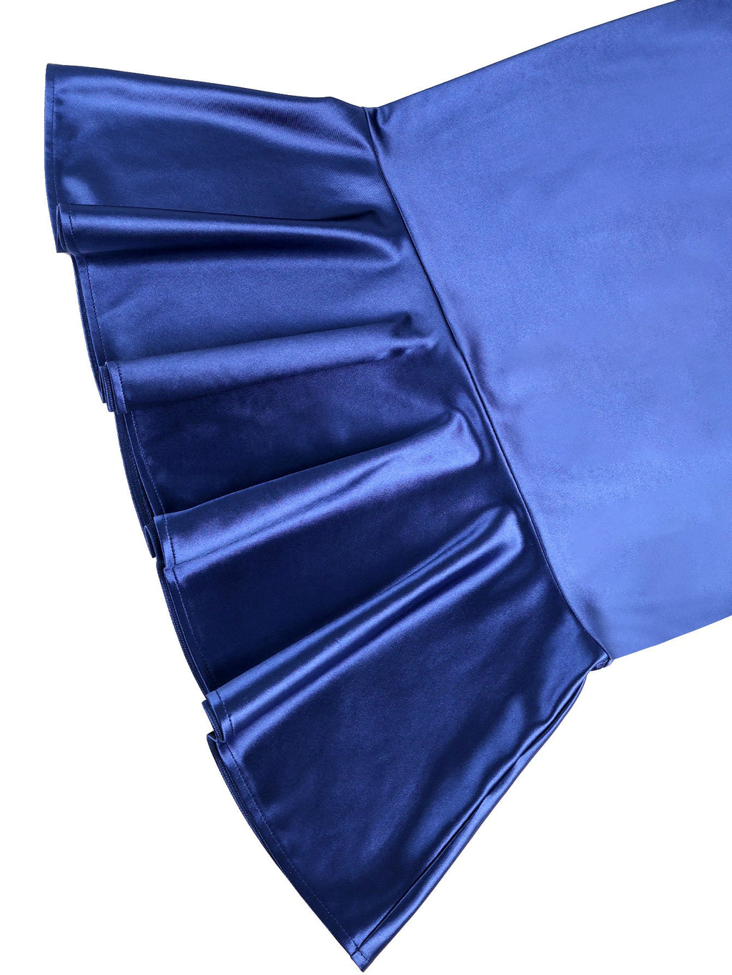 Elegant Satin Skirt Fishtail Two Piece Set MUNSIEUR