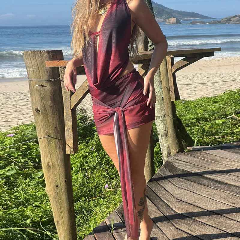 Summer Sleeveless Boho Skirt Set MUNSIEUR