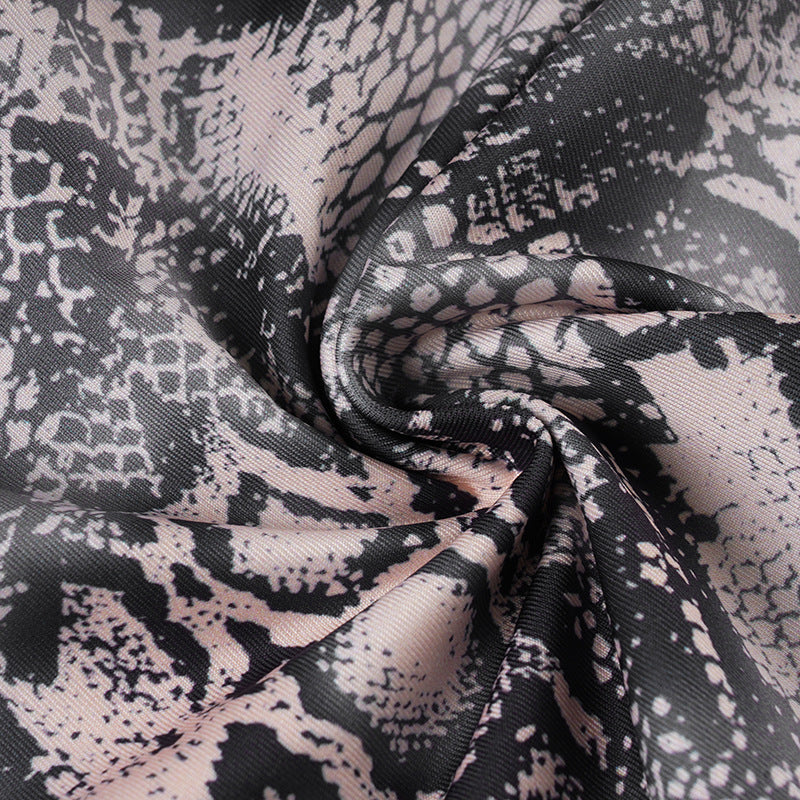 Goth Print Two Piece Lace Bottoms Set