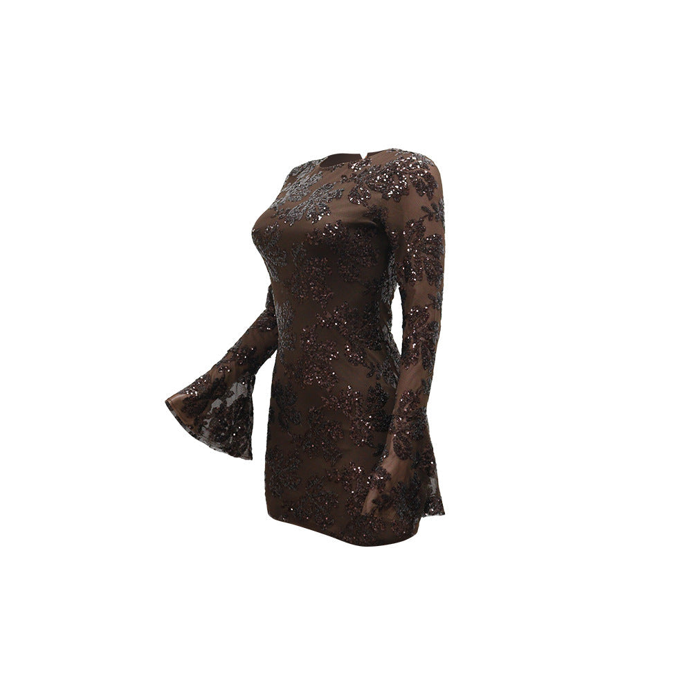 Women's Long Sleeve Party Dress MUNSIEUR