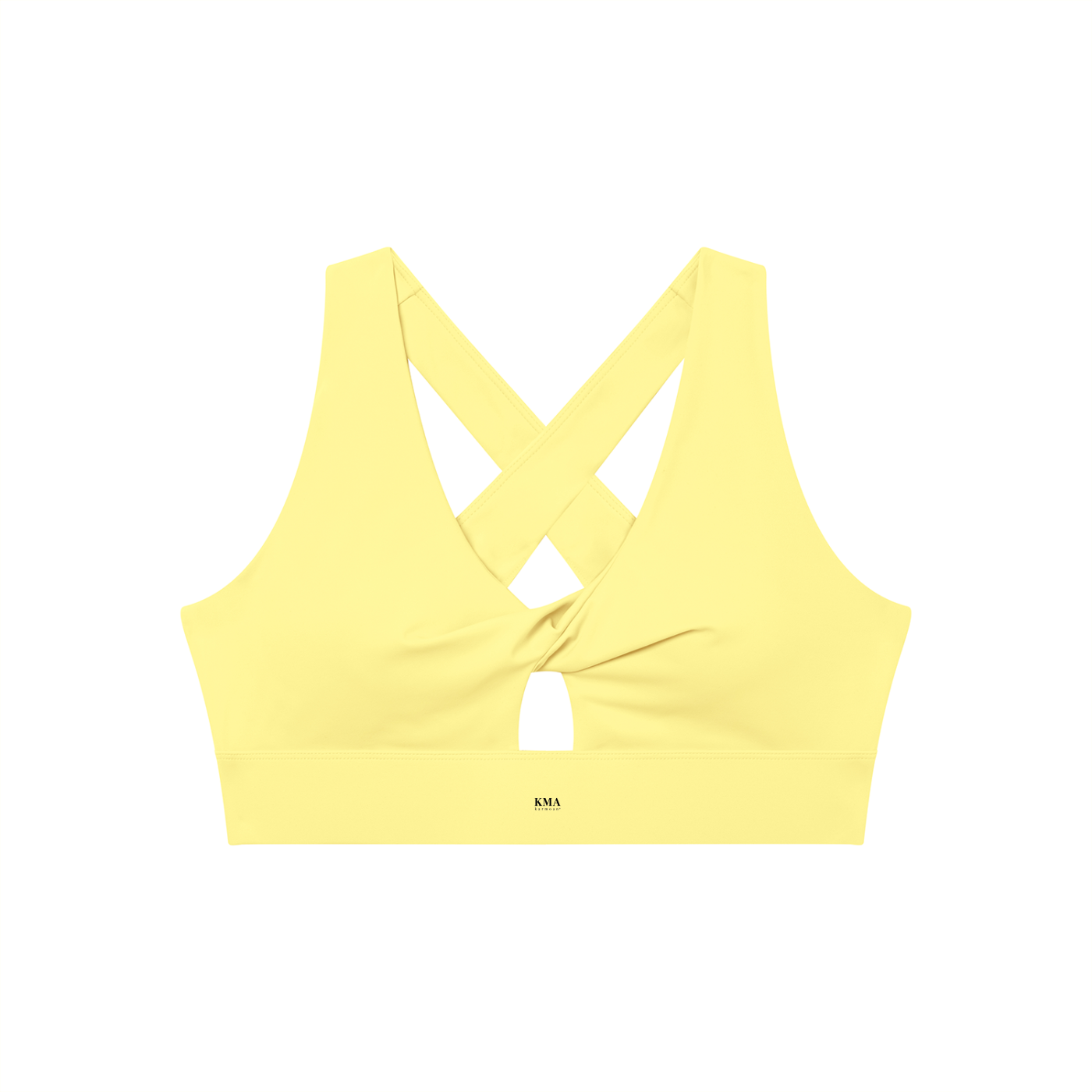 Women's Twist Front V-Neck Sports Bra