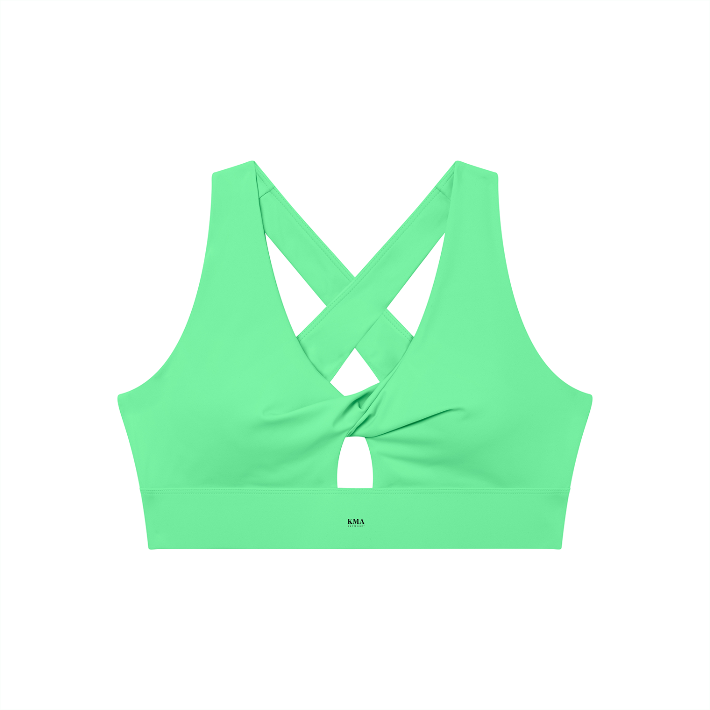 Women's Twist Front V-Neck Sports Bra