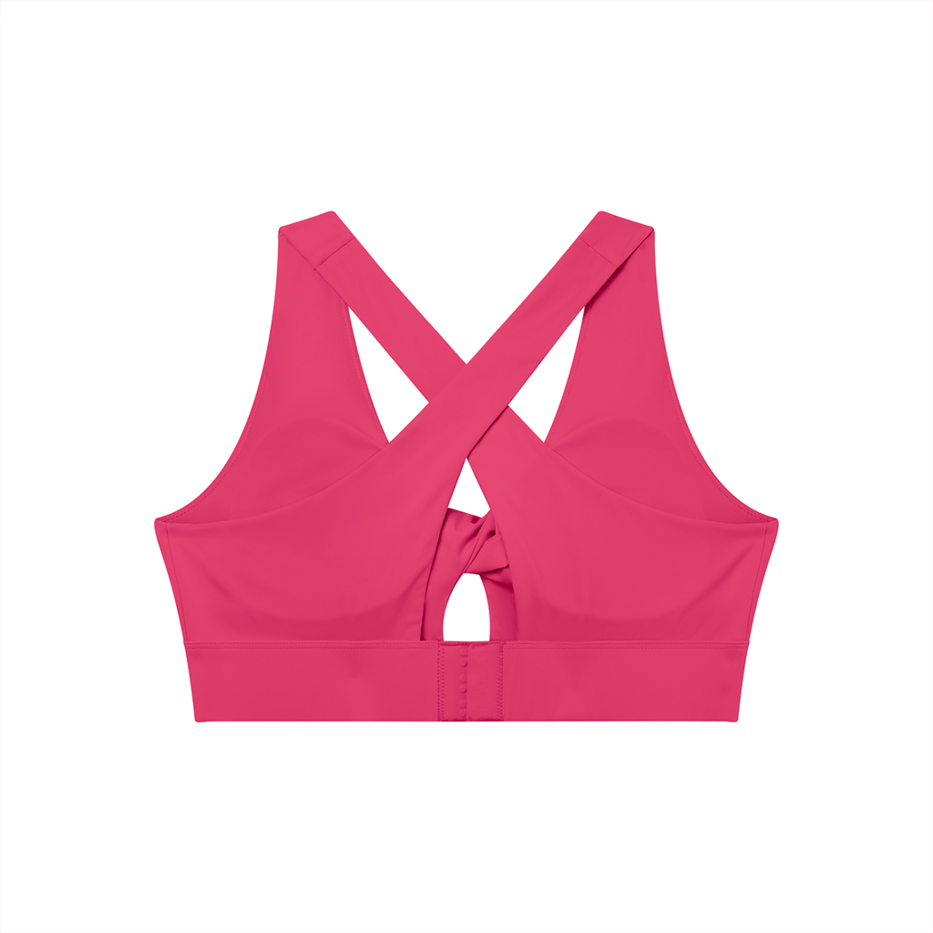 Women's Twist Front V-Neck Sports Bra