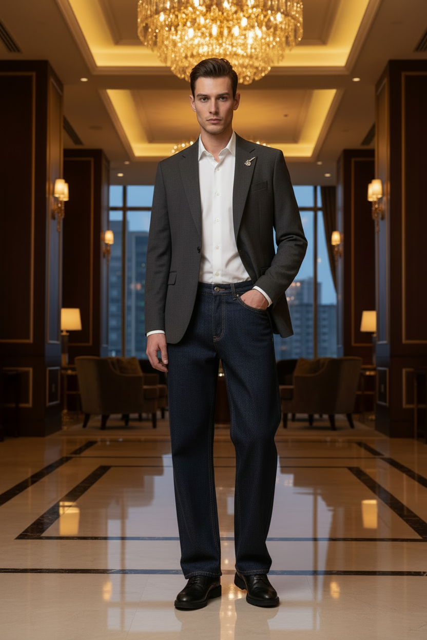 Modelo elegante sin diseño